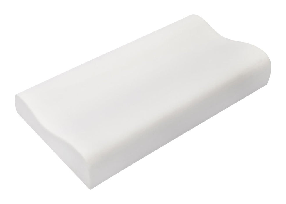 Neck Support Cervical Memory Foam Pillow (White)