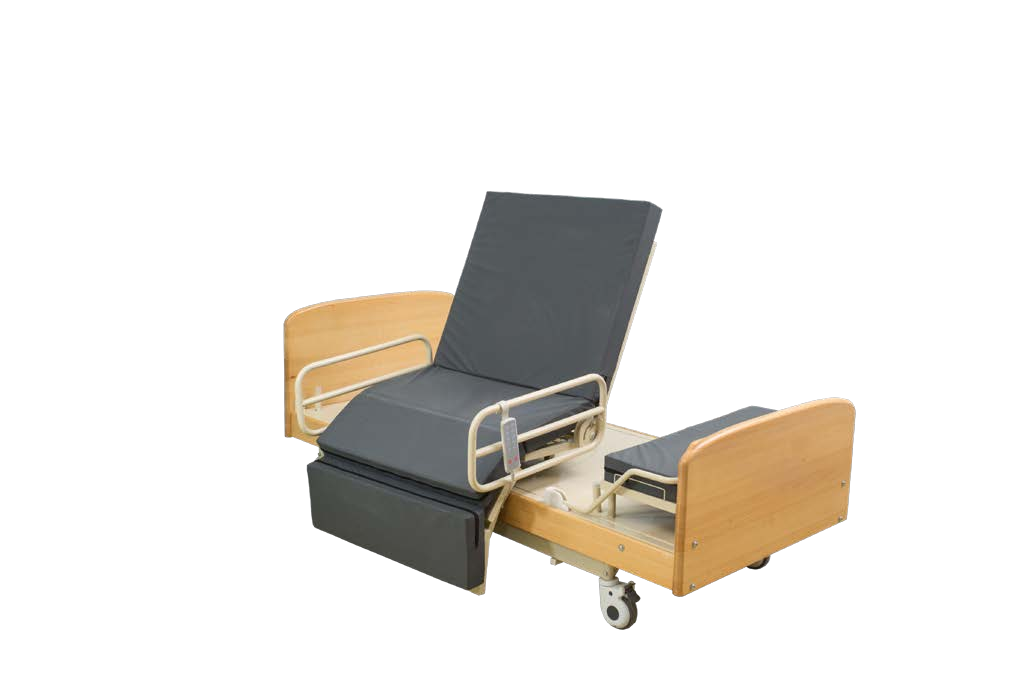 Multifunctional electric rotating nursing bed