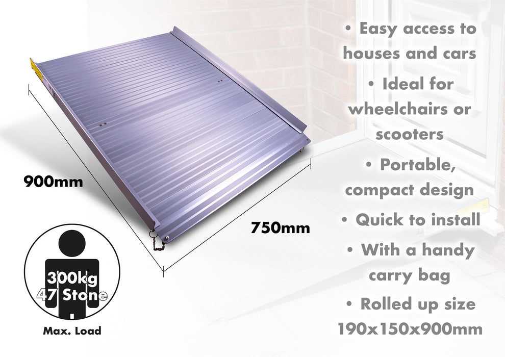 3ft Fold-up Aluminium Ramp