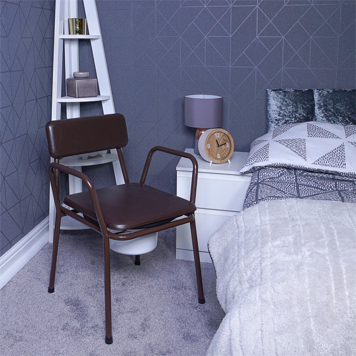The Kent stacking commode chair