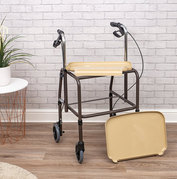 Height Adjustable Kitchen Strolley Trolley with Brakes