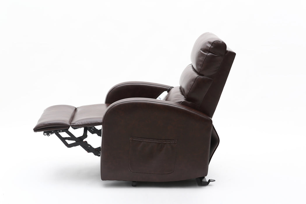 Ecclesfield Series Rise & Recliner (Dark brown)