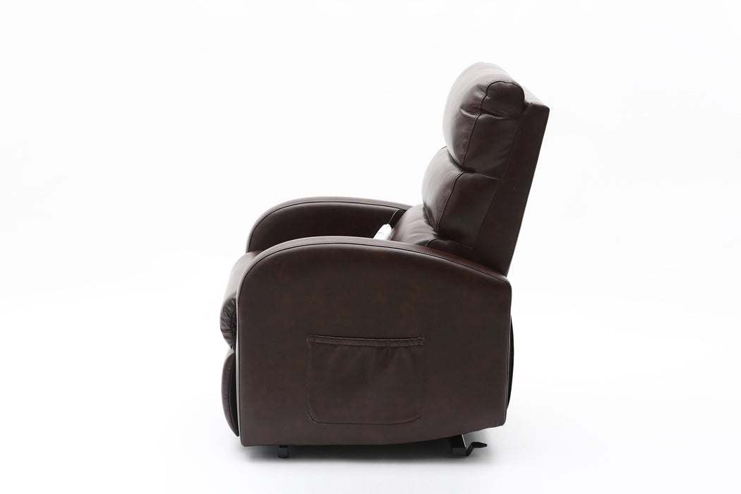 Ecclesfield Series Rise & Recliner (Dark brown)