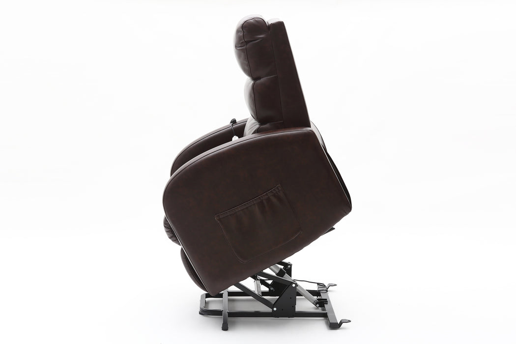 Ecclesfield Series Rise & Recliner (Dark brown)