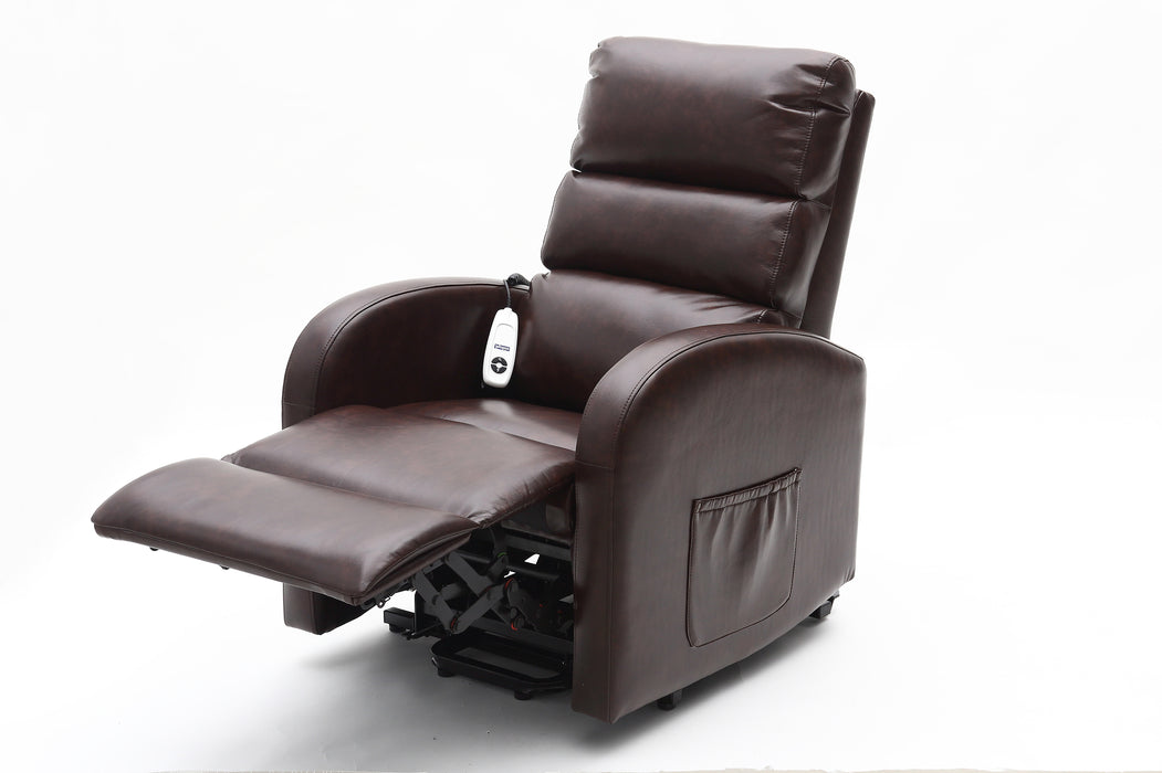 Ecclesfield Series Rise & Recliner (Dark brown)