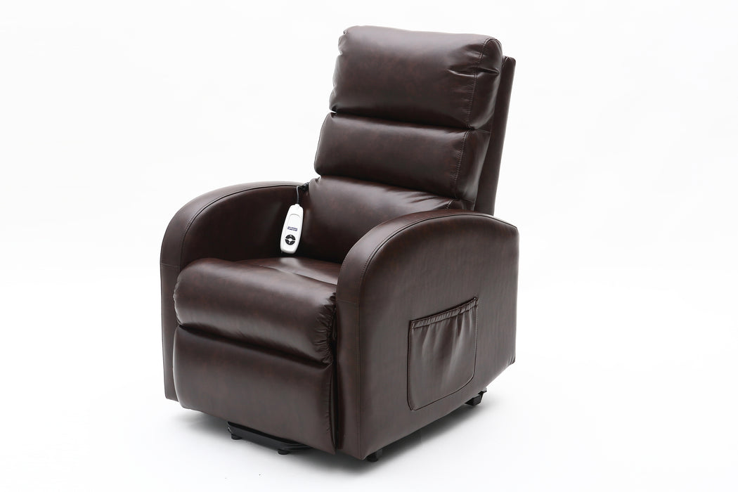 Ecclesfield Series Rise & Recliner (Dark brown)