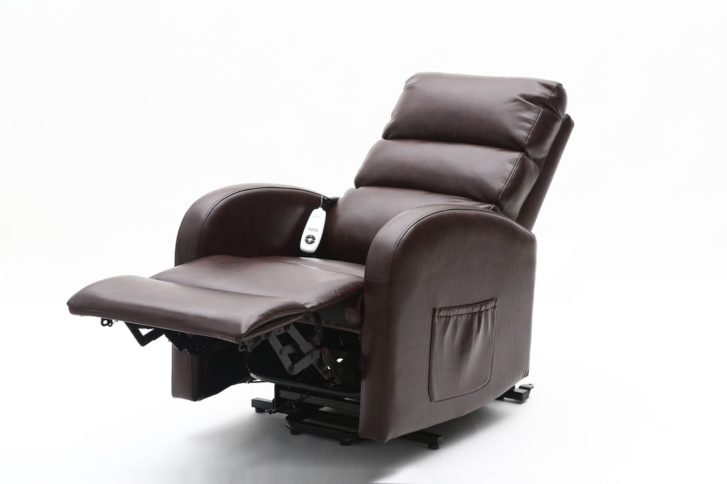 Ecclesfield Series Rise & Recliner (Dark brown)