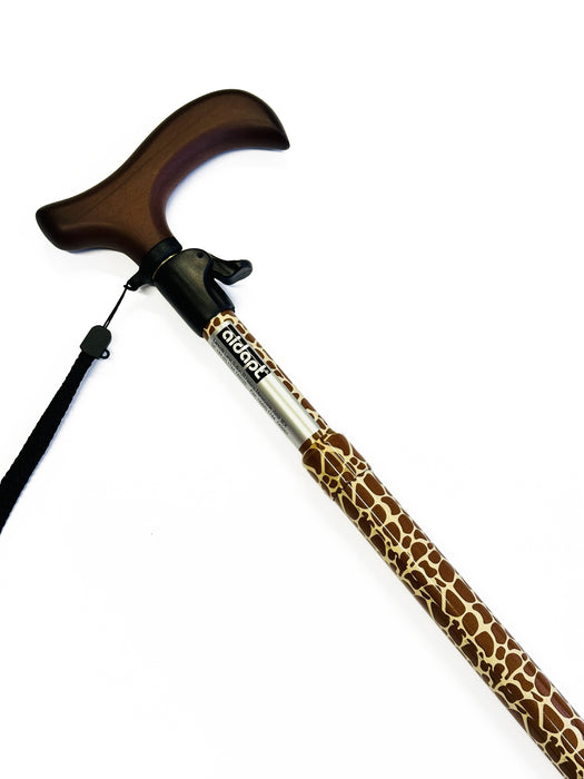 One-Button Extendable Walking Stick (Jungle Fever)