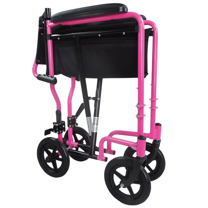 Aidapt Steel Compact Transit Chair (Pink)