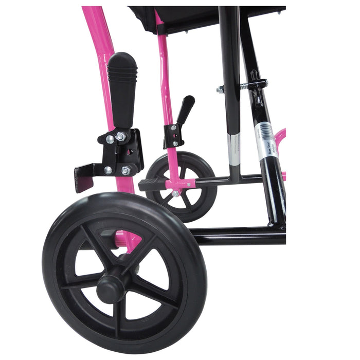 Aidapt Steel Compact Transit Chair (Pink)