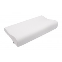 Neck Support Cervical Memory Foam Pillow (White)