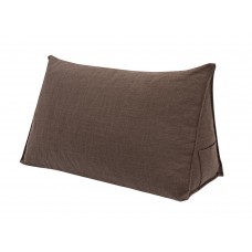 Memory Foam Triangle Bed Wedge Cushion (Brown)