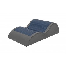 Memory Foam Leg Elevation Cushion with Bamboo Charcoal & Cooling Gel (Grey)