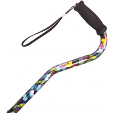 Adjustable Offset cane - Foam grip (Color Art)
