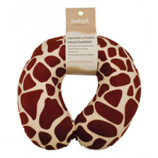 Memory Foam Neck Cushion (Design White Giraffe)
