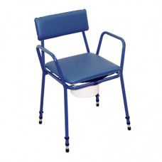 Essex Height Adjustable Commode Chair (Blue)