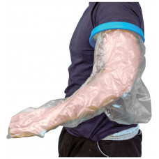 Waterproof Cast and Bandage Protector for use whilst Showering/Bathing - Adult Long Arm