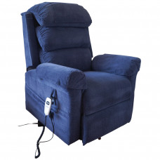 Ecclesfield Series Wall Hugging Rise & Recliner - Chenille Material - Blue - On Request