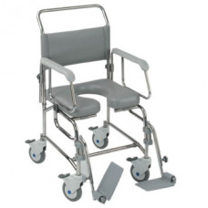 Transaqua (TA6) Attendant Propelled Shower Commode Chair (19")