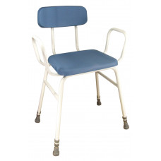 Astral Perching Stool (Configuration With Arms and Padded Back)