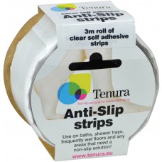 Tenura Aqua Safe Anti Slip Bath and Shower Strips (Clear)
