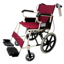 摺疊式便攜輪椅(紅色)
