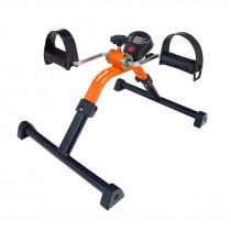 可摺疊腳踏復康單車(附有電子儀) - 橙色