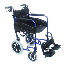 輕巧式鋁合金輪椅 (藍色)