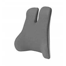 Memory Foam Ergonomic Back Support Cushion (Grey)