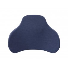 Ergonomic Lumbar Support Cushion for Lower Back Pain Relief (Navy)