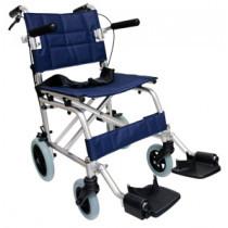 轻携式折合轮椅 (宝蓝色)