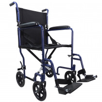 Aidapt 轻巧式钢制轮椅 (蓝色)