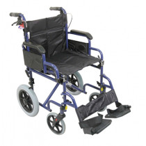 轻巧式铝合金轮椅（蓝色）
