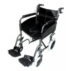 轻巧式铝合金轮椅 (黑色）